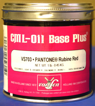 (image for) VS183 Pantone Rubine Red CML 2.2 lb.